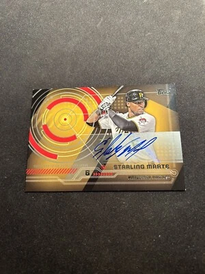 2014 Topps Trajectory Auto Starling Marte #TA-SM Auto - Image 1 of 2