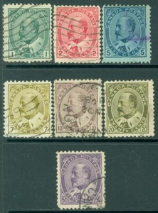 EDW1949SELL : CANADA 1903-08 Sc #89-95 Fine-Very Fine Used Minor faults Cat $252 - Picture 1 of 2
