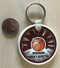 1996-97 University Of Wisconsin Badgers Women's Basketball Schedule Keychain 