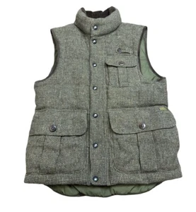 Polo Ralph Lauren Men’s Vest Rugby Hunting Houndstooth Tweed Down Vest Size XS - Picture 1 of 11