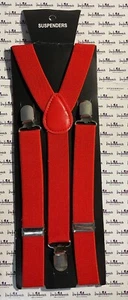 Unbranded Boys Red Suspenders BRAND NEW - Picture 1 of 1