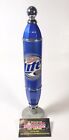 Miller Lite A Fine Pilsner Blue Logo Pub Style Beer Tap Handle 12” Tall - Nice!