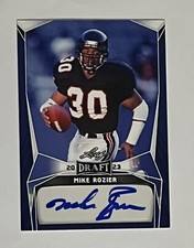 2023 Leaf Draft Mike Rozier Autograph Blue