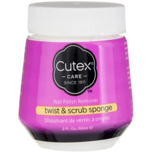 ✨ cutex care Nail Polish Remover Twist & Scrub Sponge 1.75 Oz - 2 Pack - Picture 1 of 8
