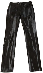 U-51 Jeans Skinny Leg Authenticate Denim schwarz/grau stretchig Gr. 7/8 - Bild 1 von 6