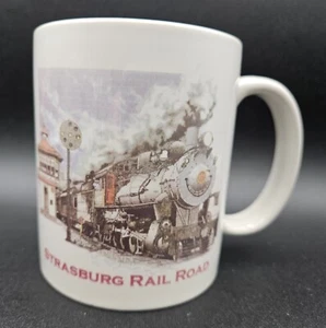Strasburg Railroad Ceramic Coffee Mug Train Locomotive - Picture 1 of 10