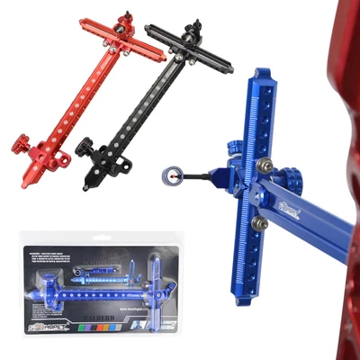 9" Recurve Bow Sight 1 Pin Archery Hunt Target Shoot Right Left Hand Adjustable - Image 1 of 4