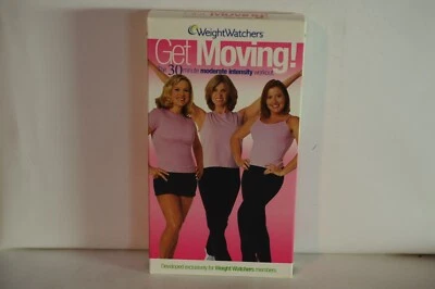 Weight Watchers, Get Moving, exercise video, VHS format Foto 1 de 4