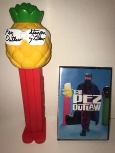 Pez Outlaw AUTOGRAPHED 12" Pineapple Coin Bank + DVD Documentary (New Sealed) - Picture 1 of 3