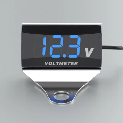 10-150V Digital Voltmeter Display Wasserdichte Spannung Tester für Motorrad Auto - Bild 1 von 4