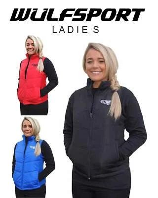 Wulfsport Mujer Chaleco Negro Azul Rojo Cuerpo Calentador S-XL UK 8-16 Motocross Ocio Foto 1 de 2