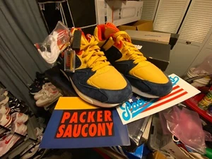 NEW Packer Shoes x Just Blaze x Saucony Grid 9000 Snow Beach Size 9 DS - Picture 1 of 7