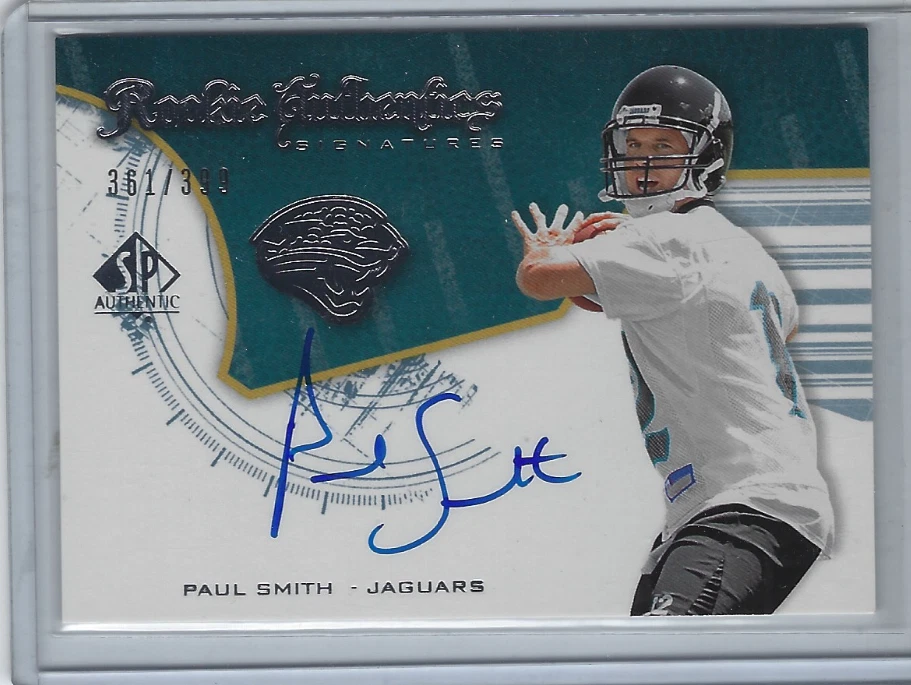 PAUL SMITH 2008 UPPER DECK SP AUTHENTIC ON CARD ROOKIE AUTO /399 - Image 1 of 1