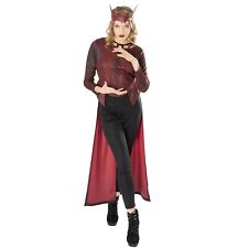 Mujer Escarlata Bruja Superhéroe Cómic Marvel Disfraz Cosplay