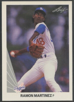 1990 Leaf #147 Ramon Martinez Los Angeles Dodgers - Image 1 of 2