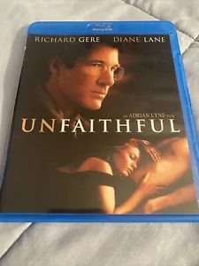 Unfaithful (Blu-ray, 2002) Richard Gere, Diane Lane, Rare Cover, VG+ - Foto 1 di 4