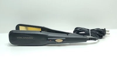 Plancha de pelo Vidal Sassoon VS-129 placas doradas de 2 pulgadas Foto 1 de 4