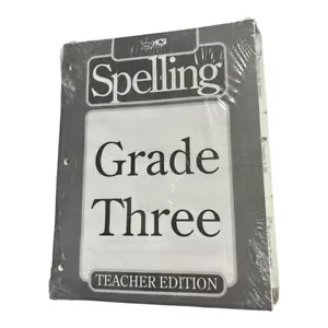 ACSI Spelling Grade Three Teacher Edition~No Binder~Revised 1992 Homeschool New - Picture 1 of 1
