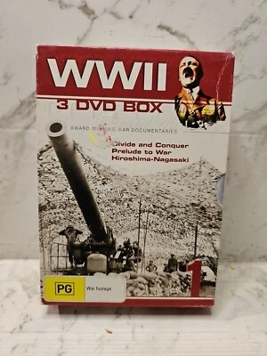 WWII / World War 2 - 3 DVD BOX SET - Award Winning Documentaries - Rare - Image 1 of 3