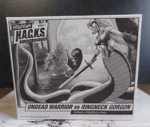 Boss Fight Studios VITRUVIAN HACKS UNDEAD WARRIOR VS RINGNECK GORGON - Imagen 1 de 5