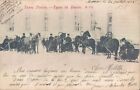 RUSSIA Russian type hors drawn karts 1903 litho PC