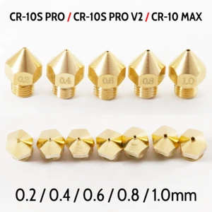 Brass Nozzle for Creality CR-10S PRO / CR-10S PRO V2 / CR-10 MAX 3D Printer - Picture 1 of 2