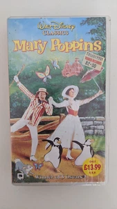 Disney MARY POPPINS video UK SEALED VHS - Foto 1 di 4