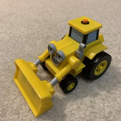Bob the Builder Scoop 2005 Bulldozer amarillo 5,5" coche de juguete camión vehículo figura Foto 1 de 4