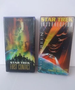 Star Trek: First Contact and Star Trek Insurrection Wide Screen Editions Used - Foto 1 di 3