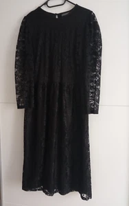 Schwarzes Spitzen Kleid Hochzeit Party Abendkleid Gr. 38 °°°NEUwertig°°° - Bild 1 von 4