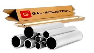 Alurohr Aluminium Profil Rohr Alu EN6060 Rundrohr 20cm-200cm viele Querschnitte - Bild 1 von 29