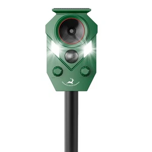 2 Pack Solar-Powered Animal Repeller for Raccoons, Deer & Squirrels - Ultraso... - Picture 1 of 6