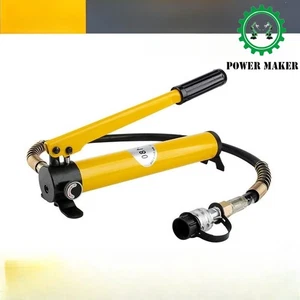 Portable High Pressure Hydraulic Pumps Manual Hydraulic Pumps Pressure Gauges - Picture 1 of 10