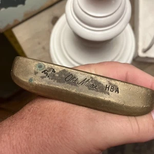 VINTAGE Old Master HBA 31" RH Brass Head Putter sehr Sammlerstück - Bild 1 von 7