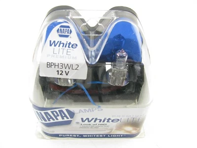 Napa BPH3WL2 White Lite Headlight Headlamp Bulb PK22s T3 1/4" 12V 55W 2/Pack - Image 1 of 3
