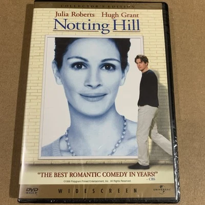Notting Hill (DVD, 1999) Julia Roberts Hugh Grant Brand New - Image 1 of 2