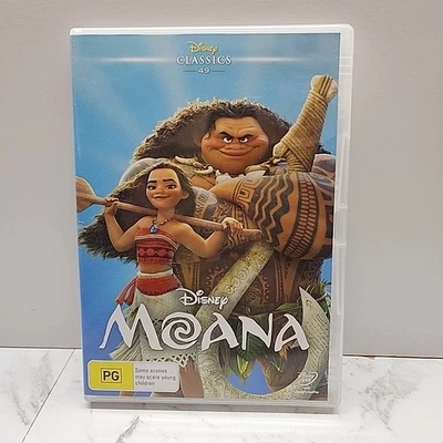 Moana (DVD, 2016) Disney Region 4 VGC  - image 1 of 2