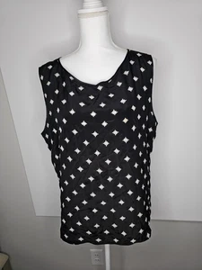 Doncaster 100 % Seide bestickt schwarz ärmellos Top Gr. 16 elegant Vintage - Bild 1 von 5