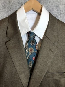 Jos A Bank Blazer Mens 48 Long Herringbone Silk Camelhair Sport Coat Jacket - Picture 1 of 9