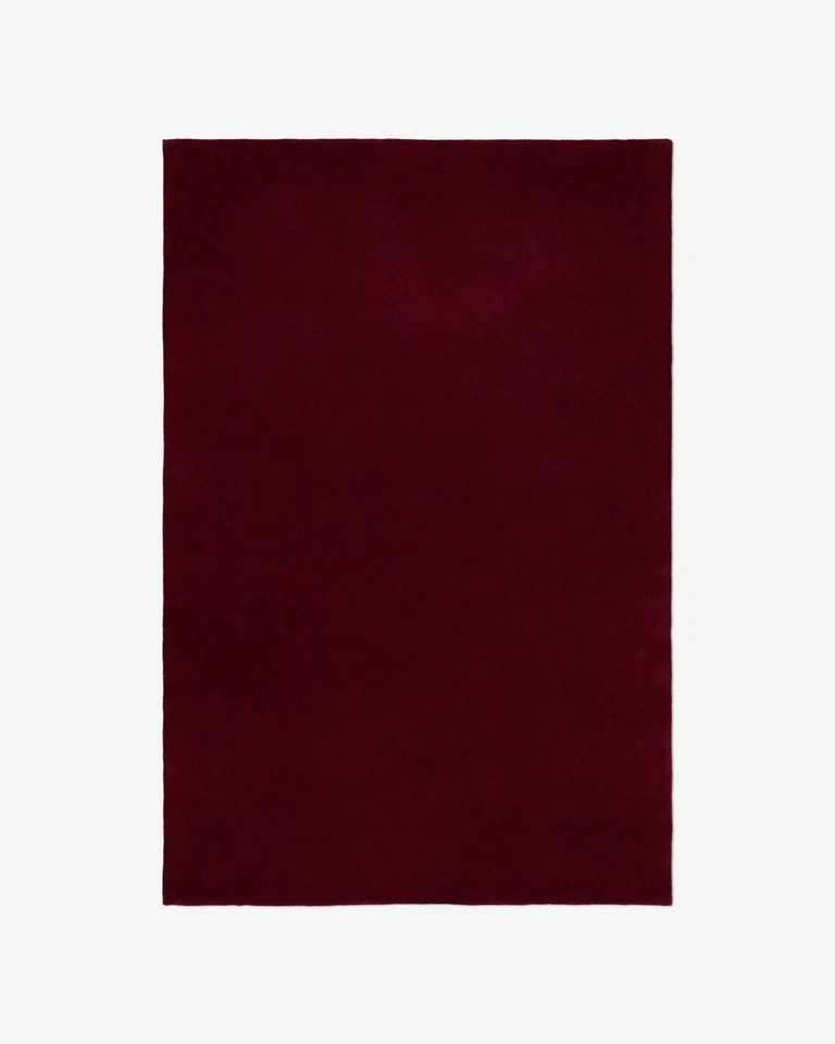 Hand-Tufted Wool Rug 9x12ft- Nordic Knots Grand Deep Wine Rug, Handmade Area Rug - Image 1 of 4