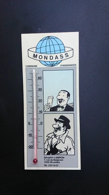 TINTIN - Thermomètre MONDASS - 1985 - Photo 1/4