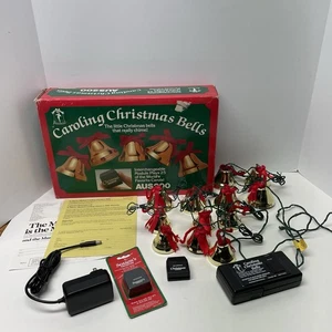 Vintage Ye Merrie Minstrel Caroling Christmas Bells 2 Cartridges AUS200 WORKS - Afbeelding 1 van 15