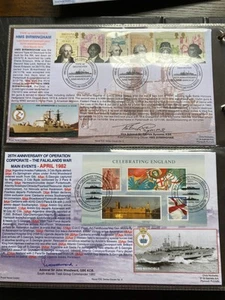 Navy covers 41 official FDC collection 2007 2008 many VIP signed Royal Navy WW2 - Picture 1 of 22