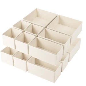 Organizador de cajones para ropa, paquete de 16 organizadores de cajones para ropa interior, armario plegable... - Imagen 1 de 9