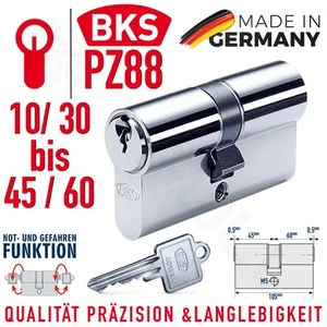 BKS Türzylinder Schließzylinder Doppelzylinder Not Gefahr bis 100 Schlüssel - Bild 1 von 52