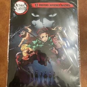 Demon Slayer 8.5" x 11" Wall Poster Book 12 Posters Pack - Picture 1 of 2