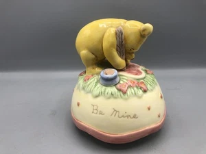 Vintage WINNIE THE POOH Valentinstag Spieluhr Poohs Motiv - Bild 1 von 14