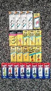 Fishing Tackle (33) Lures Lot Spinners Spoons Trout Kokanne Crappie Bass Panfish - Picture 1 of 3