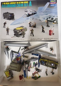 Hasegawa Model Kits 1/48 scale Aircraft in action series U.S. ground crew set - Picture 1 of 1