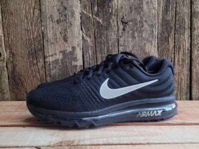 Nike Air Max 2017 Men's Size 10.5 Black Reflective Gray White Shoes 849559-001 - image 1 of 4